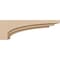 Ekena Millwork 4"W x 24"D x 8"H Thin Rockford Rough Cedar Woodgrain TimberThane Corbel, Primed Tan CORUR04X24X08ROCRCPR - alternate 3
